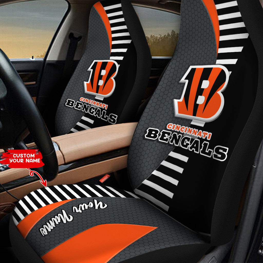 Cincinnati Bengals Personalized Car Seat Covers BG274
