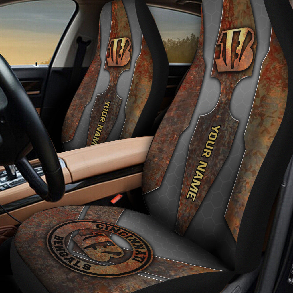 Cincinnati Bengals Personalized Car Seat Covers BG282
