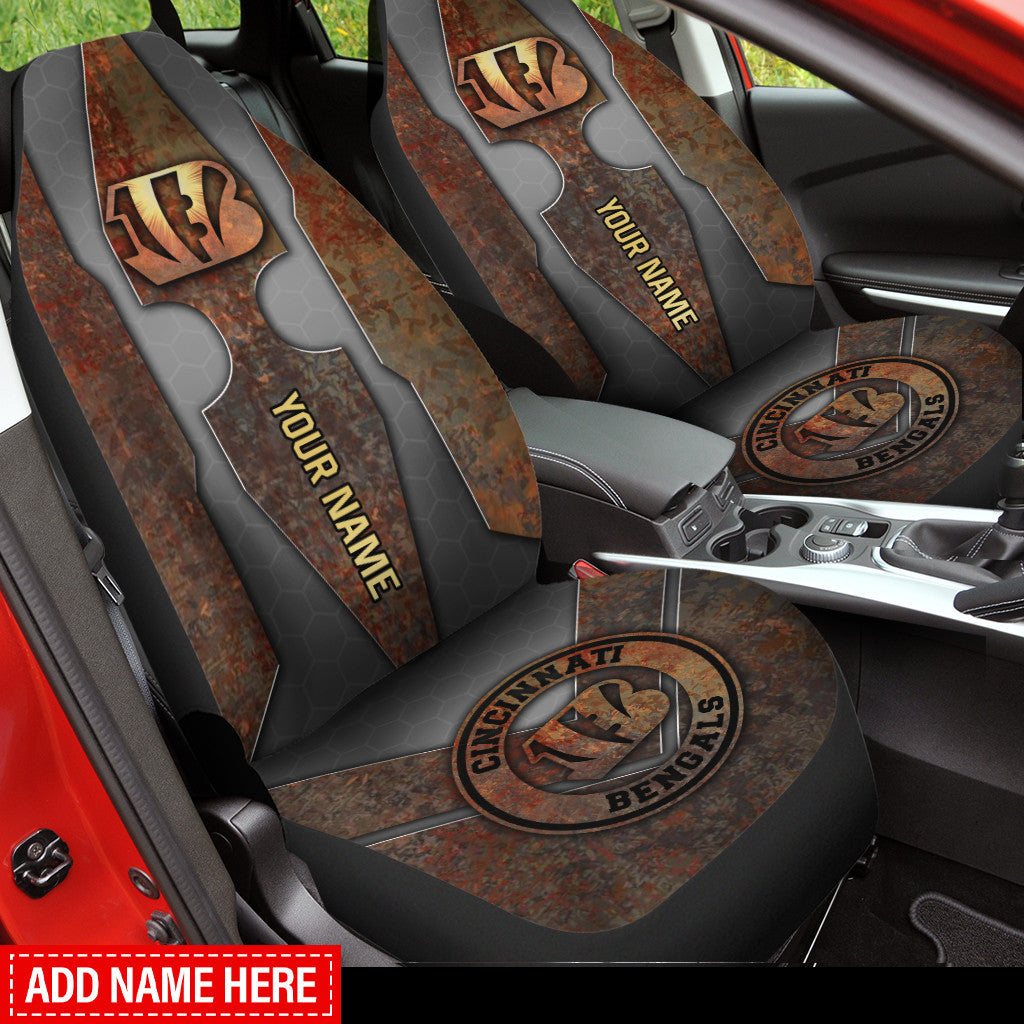 Cincinnati Bengals Personalized Car Seat Covers BG282