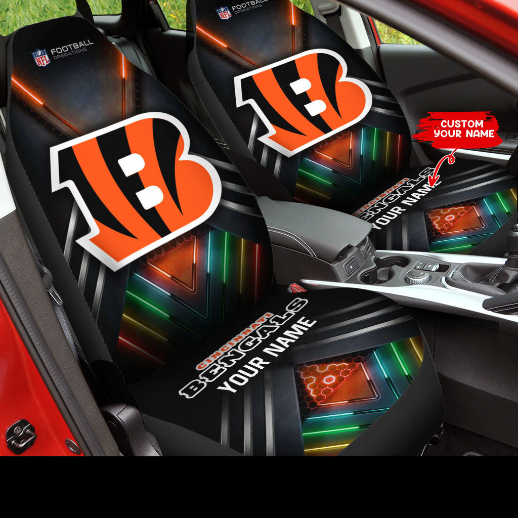 Cincinnati Bengals Personalized Car Seat Covers BG303