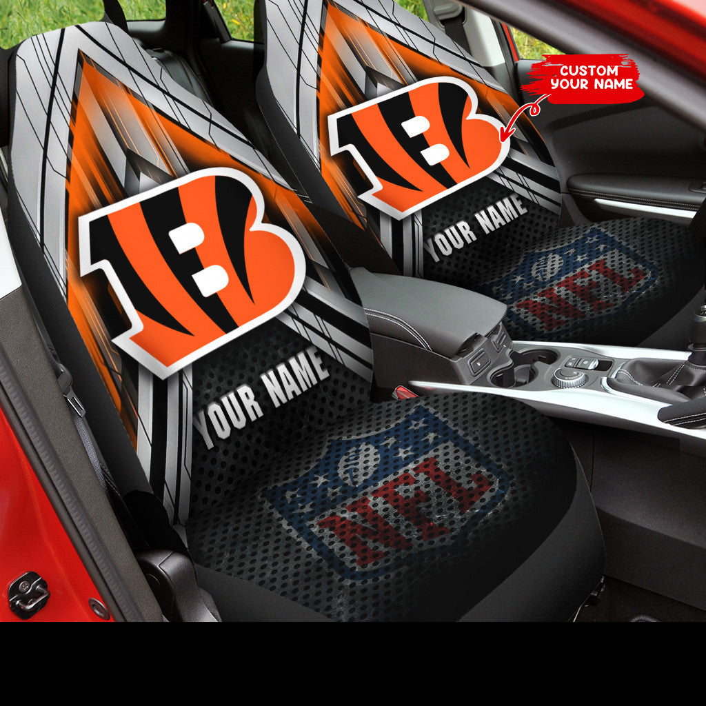 Cincinnati Bengals Personalized Car Seat Covers BG362