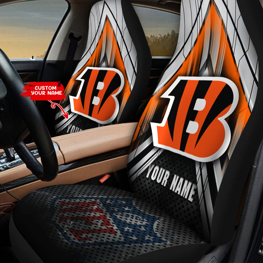 Cincinnati Bengals Personalized Car Seat Covers BG362