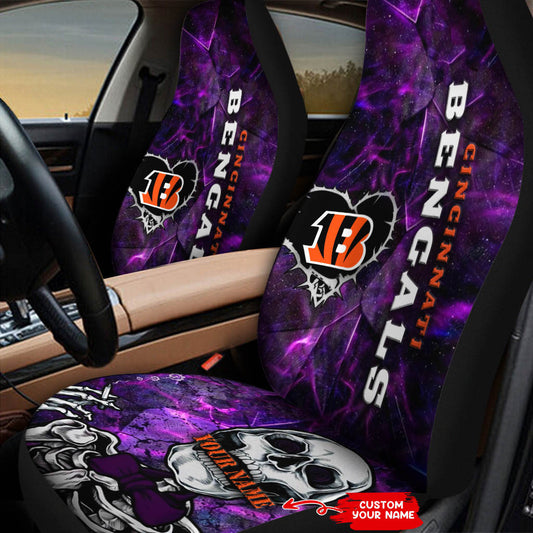 Cincinnati Bengals Personalized Car Seat Covers BG379