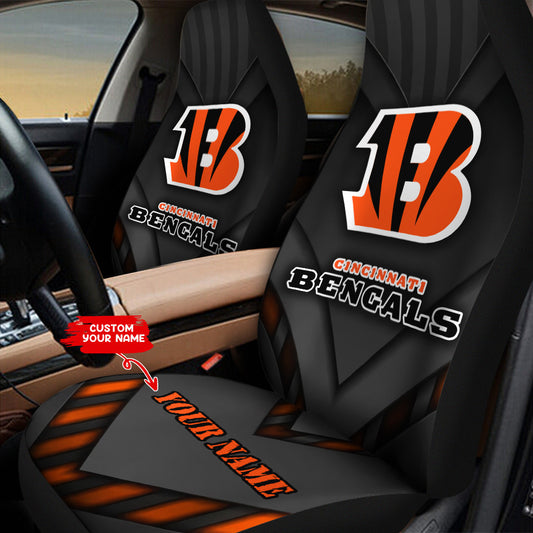 Cincinnati Bengals Personalized Car Seat Covers BG393