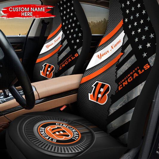 Cincinnati Bengals Personalized Car Seat Covers BG398