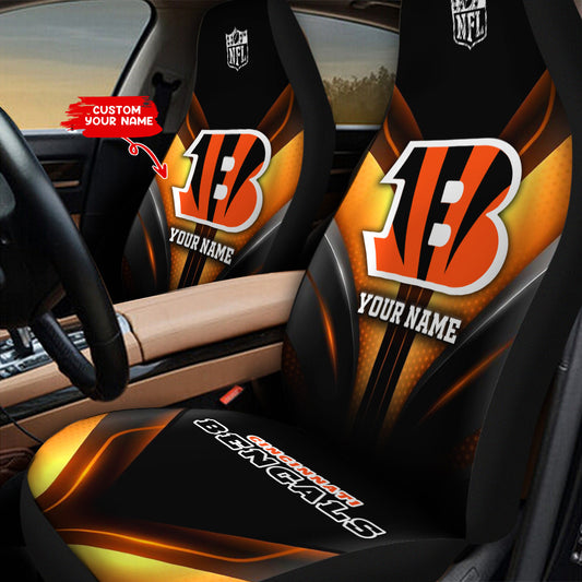 Cincinnati Bengals Personalized Car Seat Covers BG432