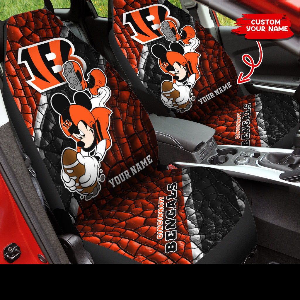 Cincinnati Bengals Personalized Car Seat Covers BG434