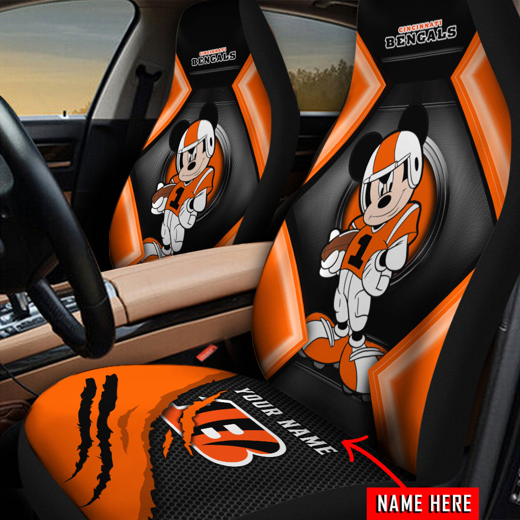 Cincinnati Bengals Personalized Car Seat Covers BG482