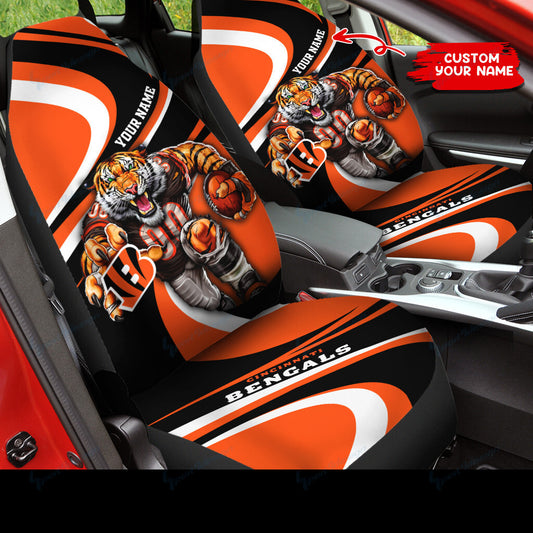 Cincinnati Bengals Personalized Car Seat Covers BG92