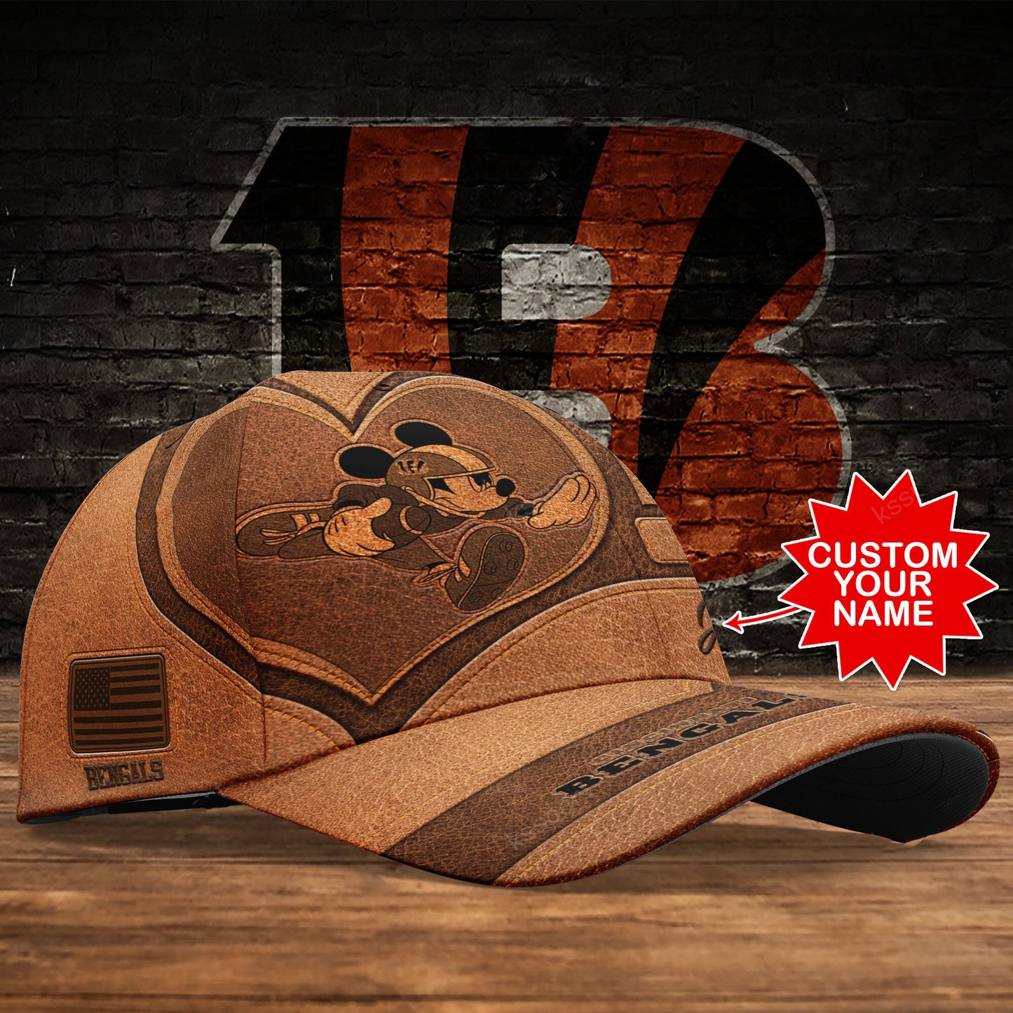 Cincinnati Bengals Personalized Classic Cap BB488