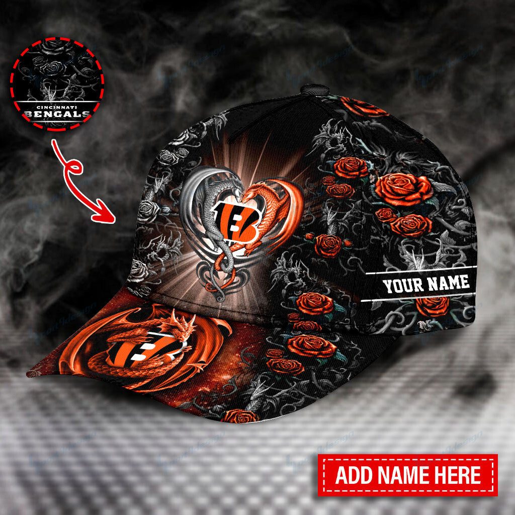 Cincinnati Bengals Personalized Classic Cap BG747