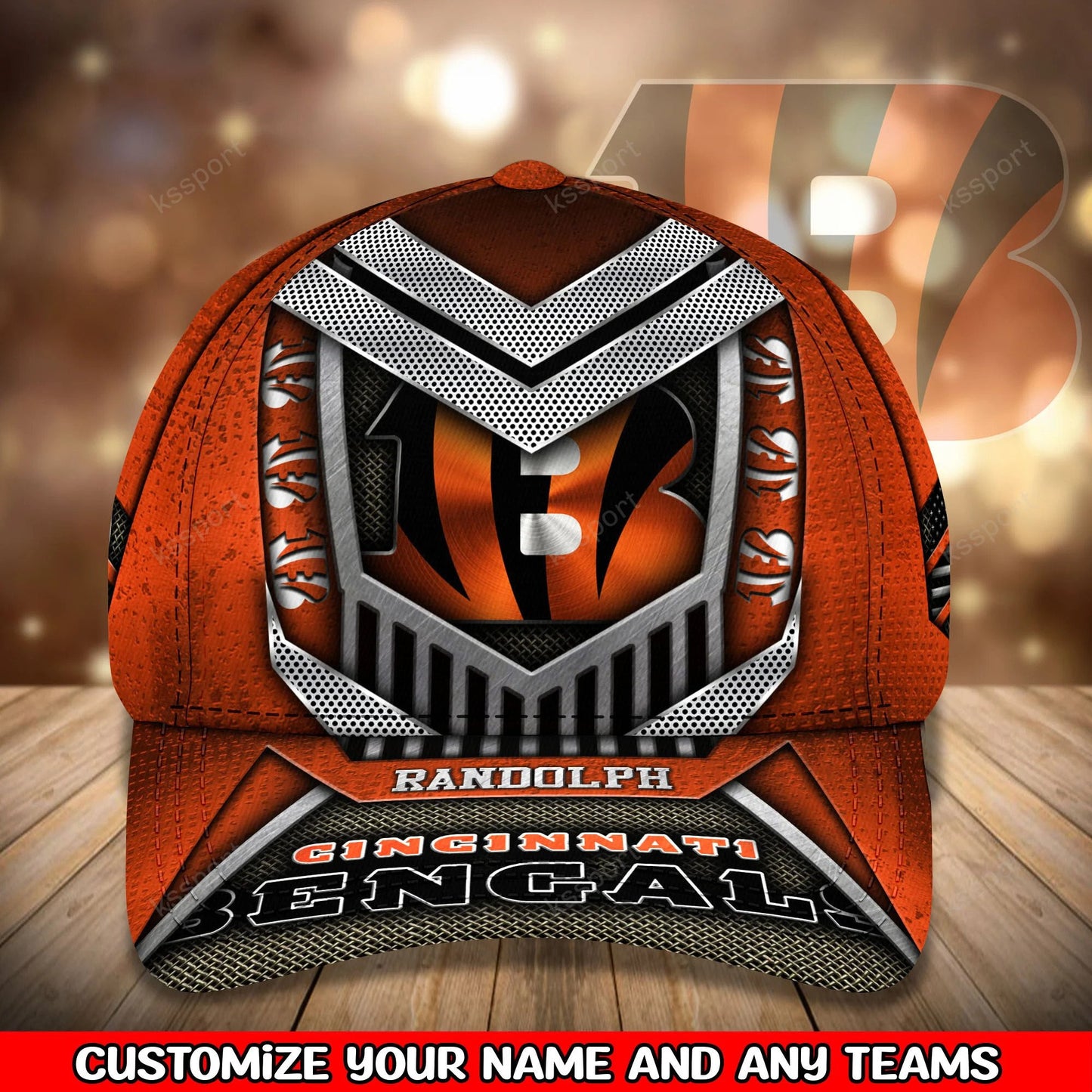Cincinnati Bengals Personalized Classic Cap BG767