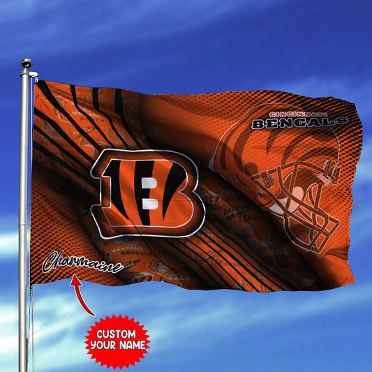 Cincinnati Bengals Personalized Flag 212