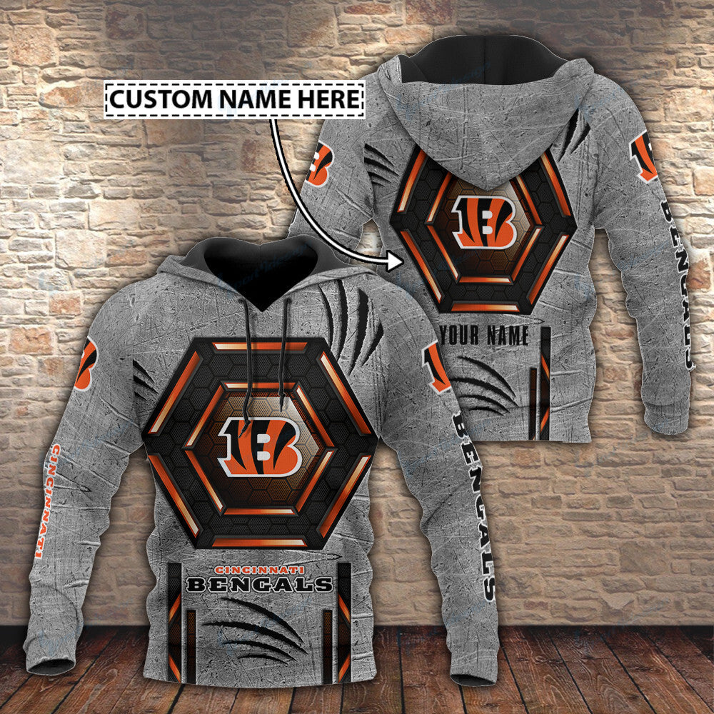 Cincinnati Bengals Personalized Hoodie and Jogger Set BG850