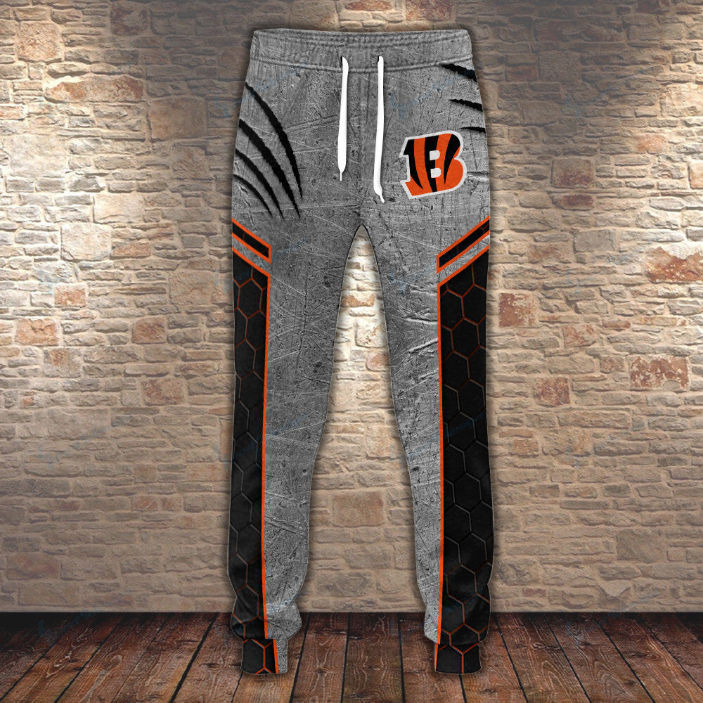 Cincinnati Bengals Personalized Hoodie and Jogger Set BG850