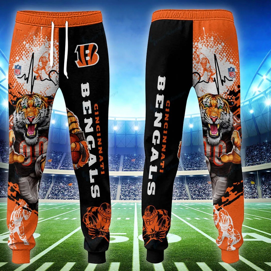Cincinnati Bengals Personalized Hoodie and Jogger Set Hoodie BG857