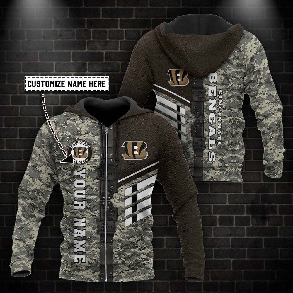 Cincinnati Bengals Personalized Hoodie BB110