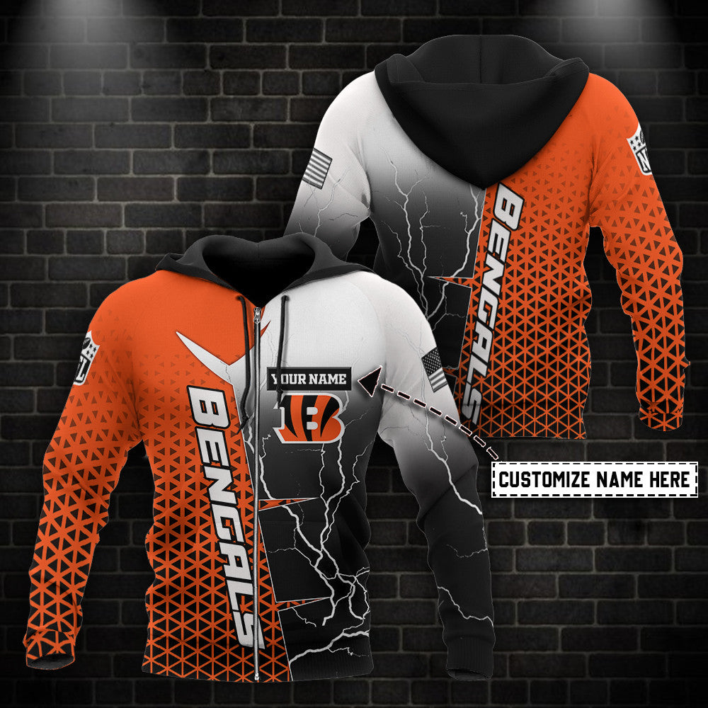 Cincinnati Bengals Personalized Hoodie BB267