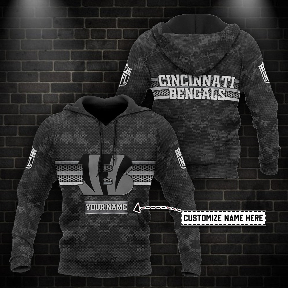 Cincinnati Bengals Personalized Hoodie BB272