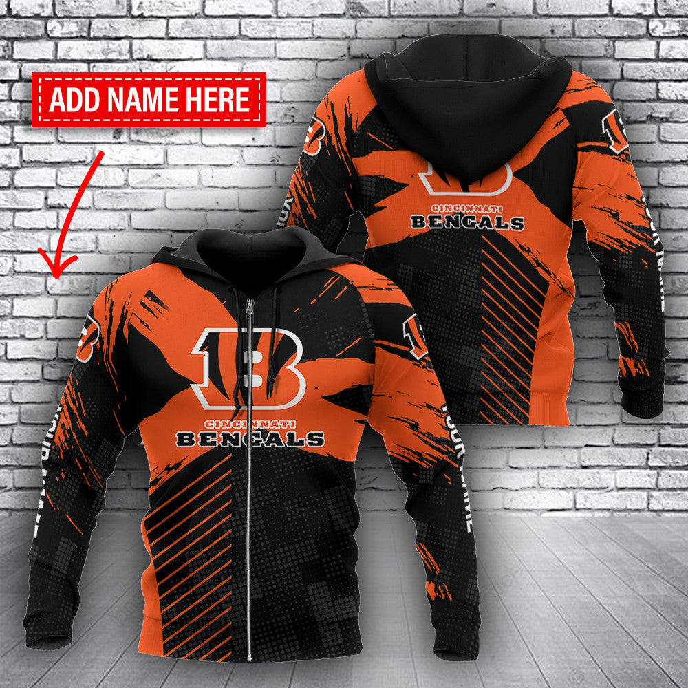 Cincinnati Bengals Personalized Hoodie BB399