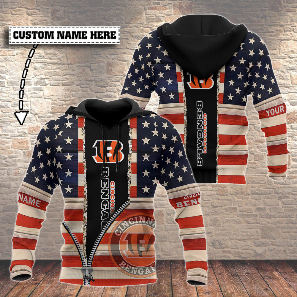 Cincinnati Bengals Personalized Hoodie BB478
