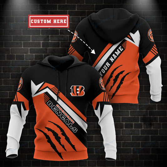 Cincinnati Bengals Personalized Hoodie BG649