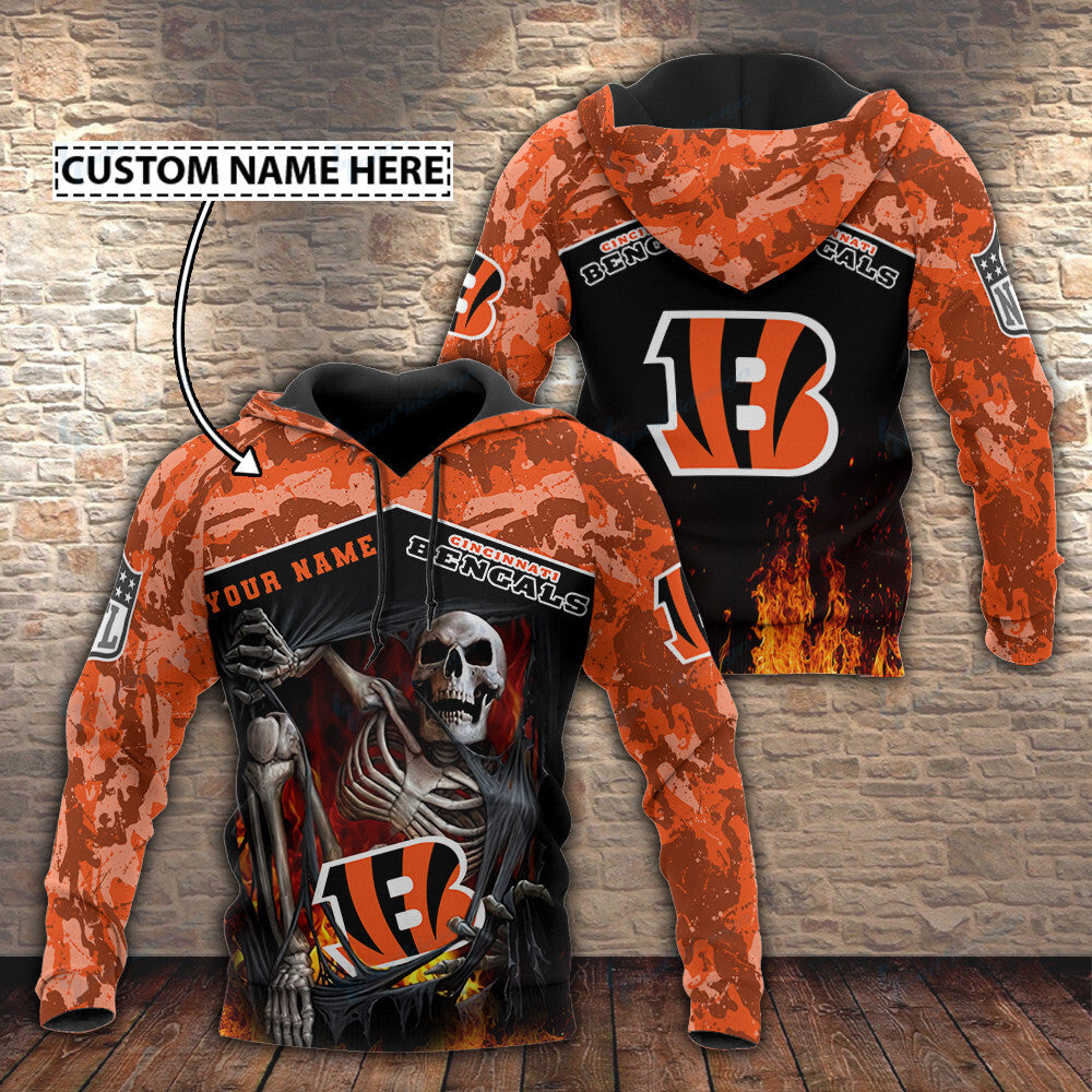 Cincinnati Bengals Personalized Hoodie BG876