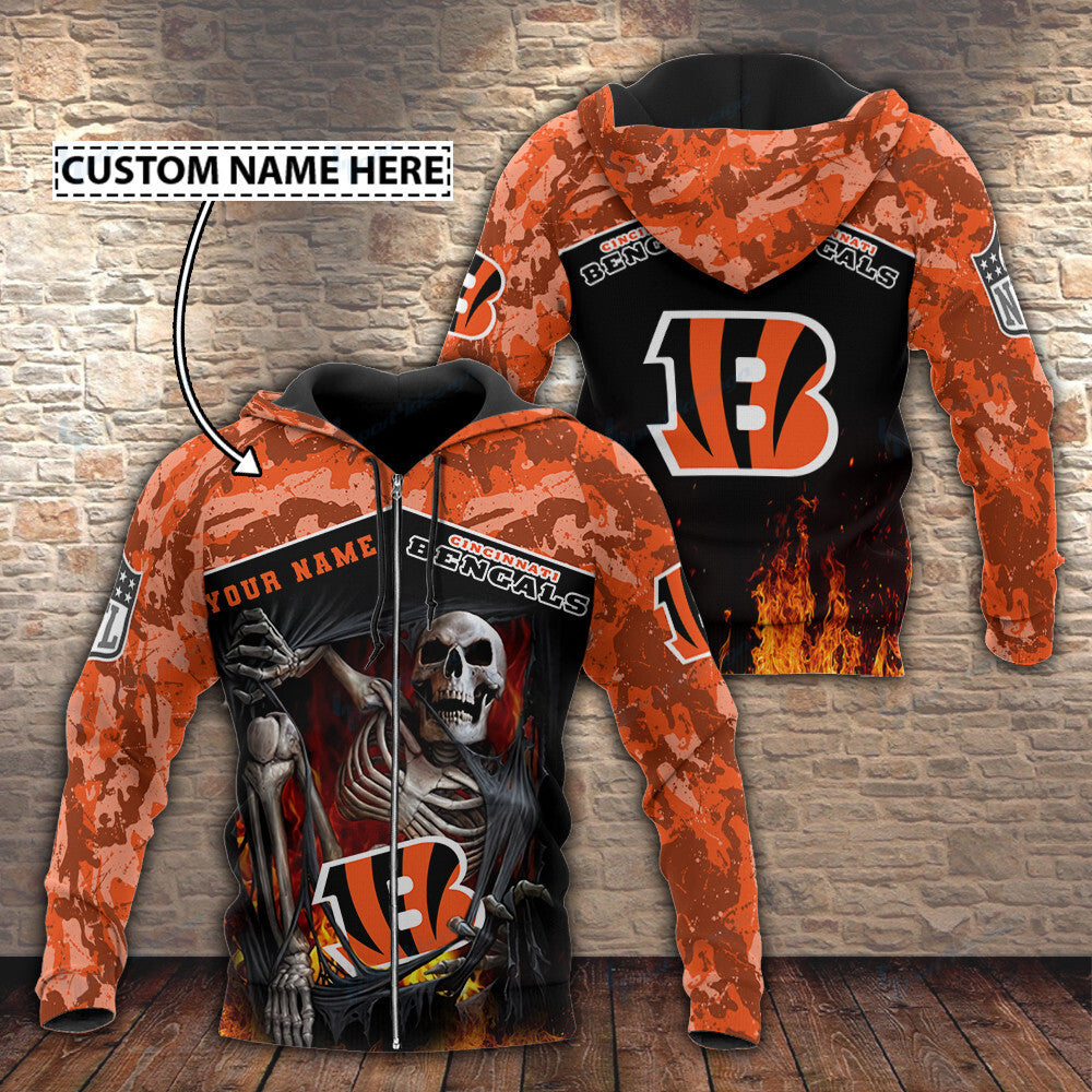 Cincinnati Bengals Personalized Hoodie BG876