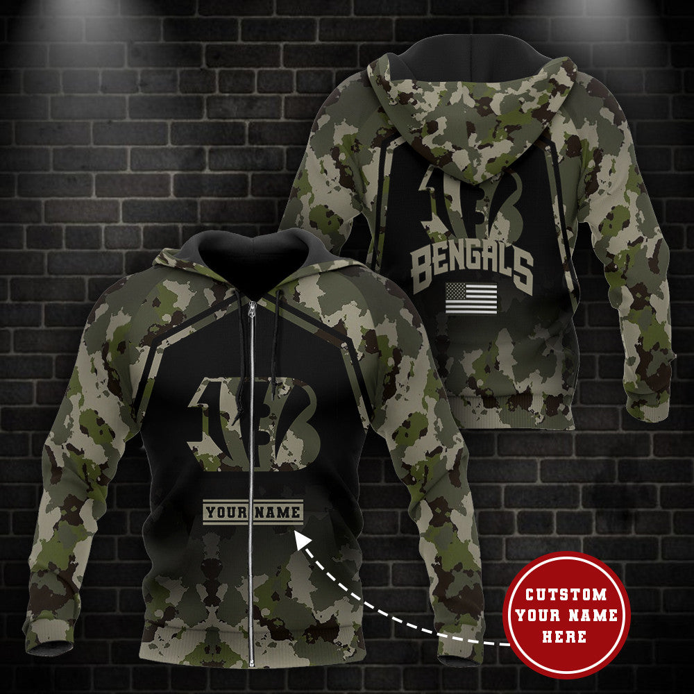 Cincinnati Bengals Personalized Hoodie BG942