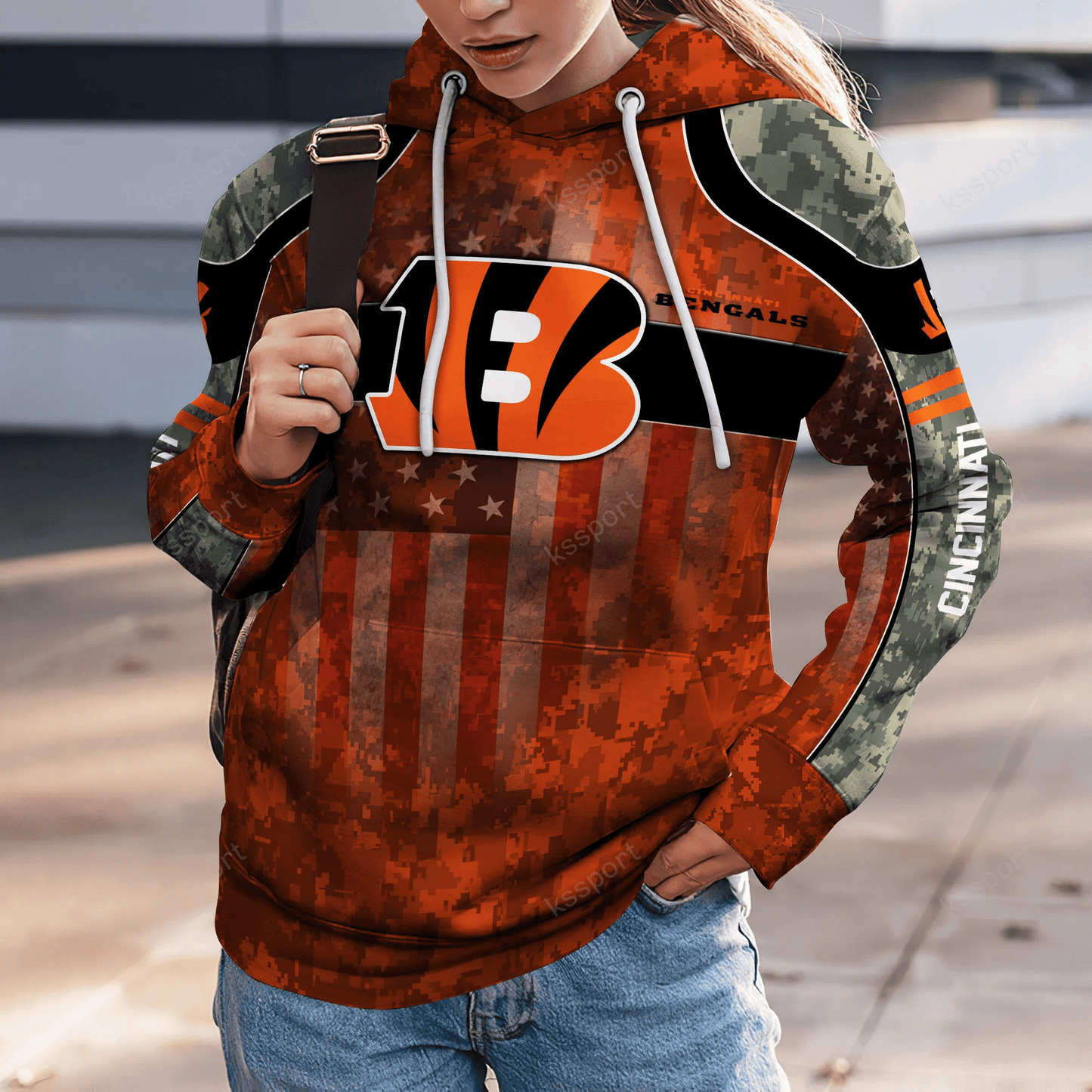Cincinnati Bengals Personalized Leggings And Hoodie BG69