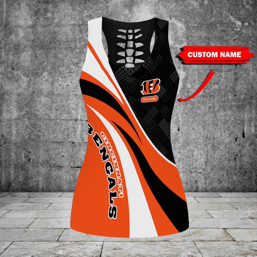 Cincinnati Bengals Personalized Leggings And Tank Top BG113