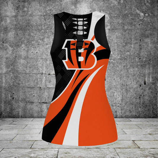 Cincinnati Bengals Personalized Leggings And Tank Top BG113