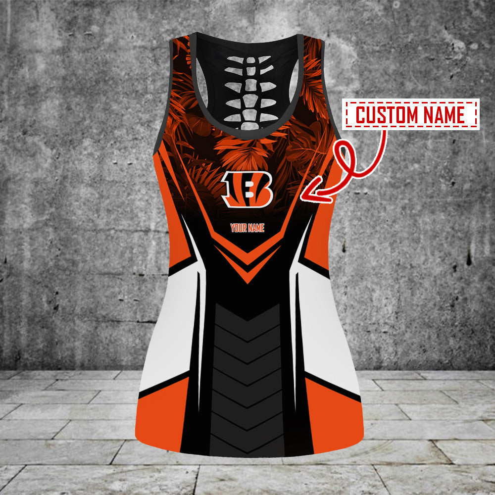 Cincinnati Bengals Personalized Leggings And Tank Top BG99