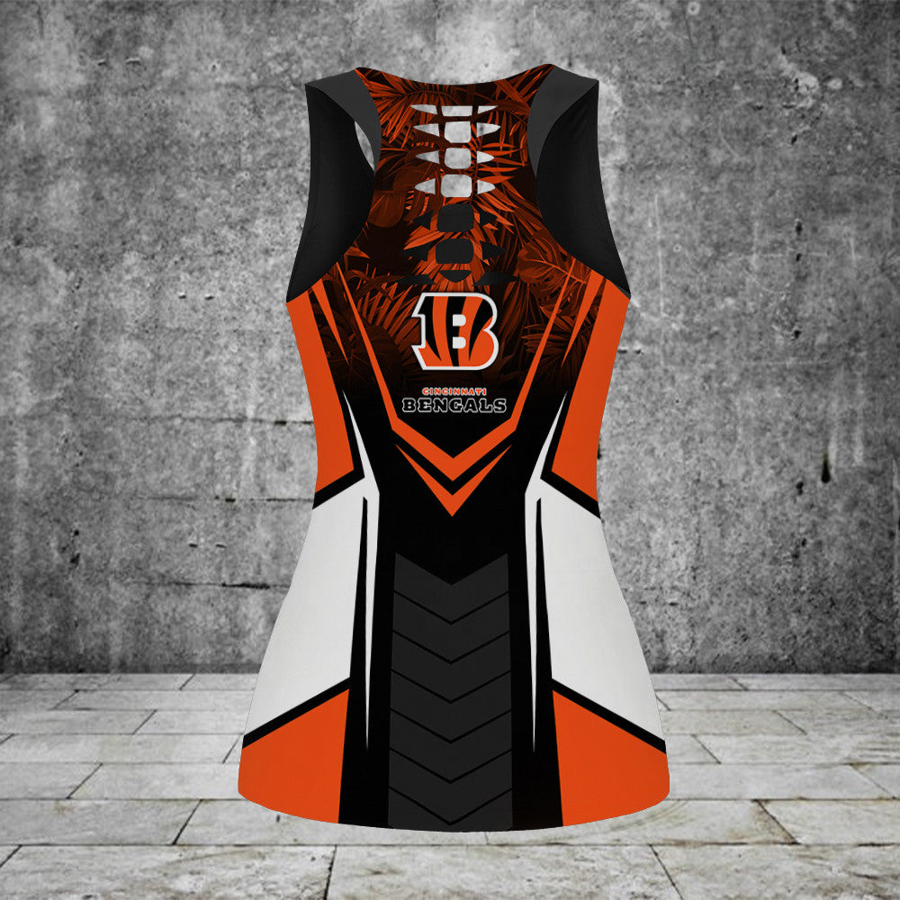 Cincinnati Bengals Personalized Leggings And Tank Top BG99