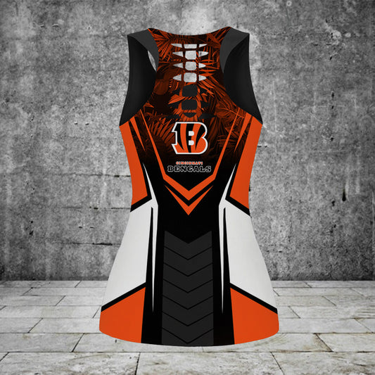 Cincinnati Bengals Personalized Leggings And Tank Top BG99