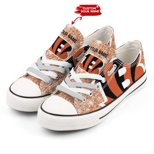 Cincinnati Bengals Personalized New Low Top BG03