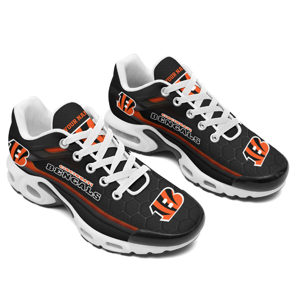 Cincinnati Bengals Personalized Plus T-N Youth Sneakers BG114