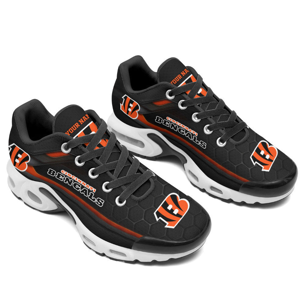 Cincinnati Bengals Personalized Plus T-N Youth Sneakers BG114