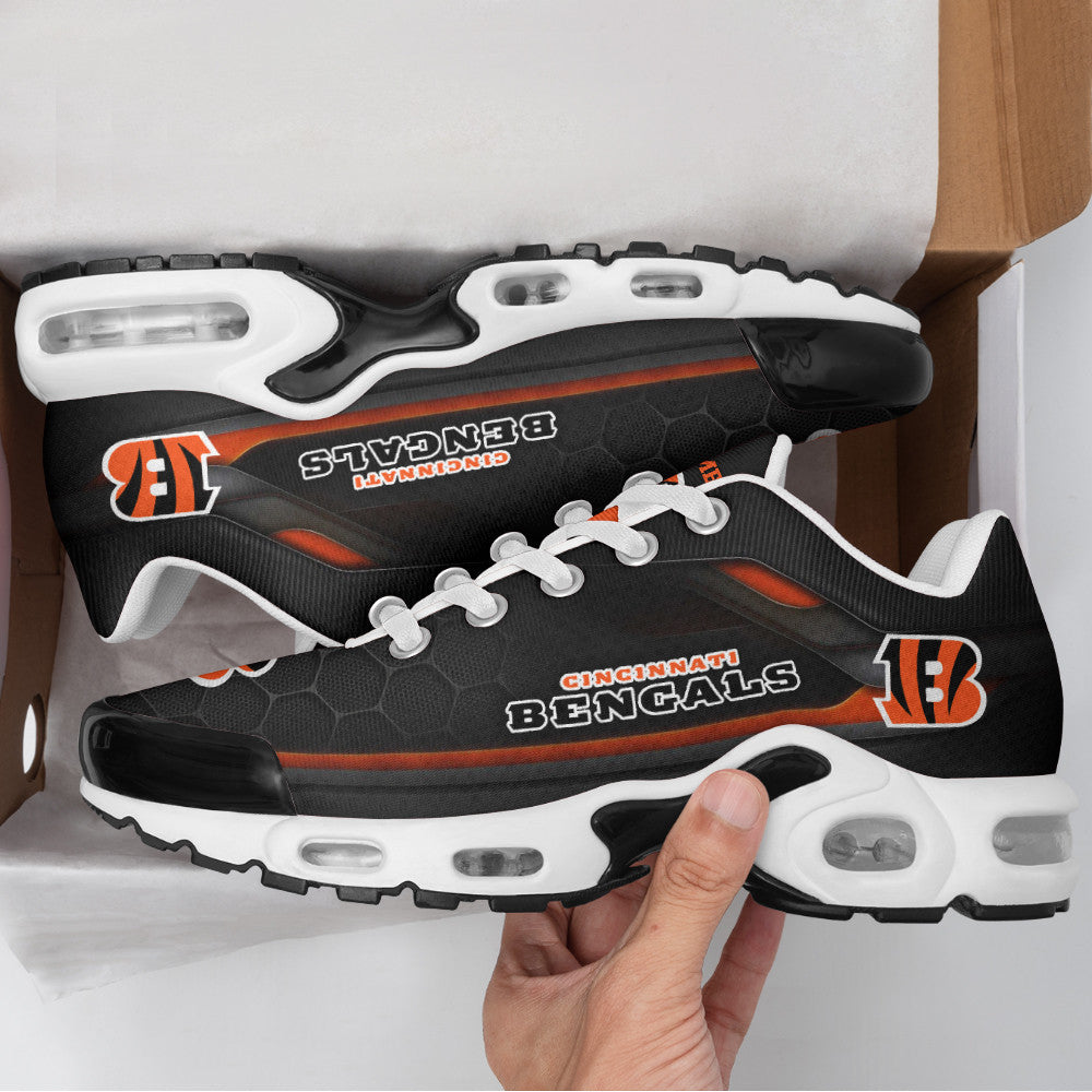 Cincinnati Bengals Personalized Plus T-N Youth Sneakers BG114
