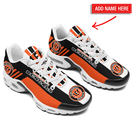Cincinnati Bengals Personalized Plus T-N Youth Sneakers BG118