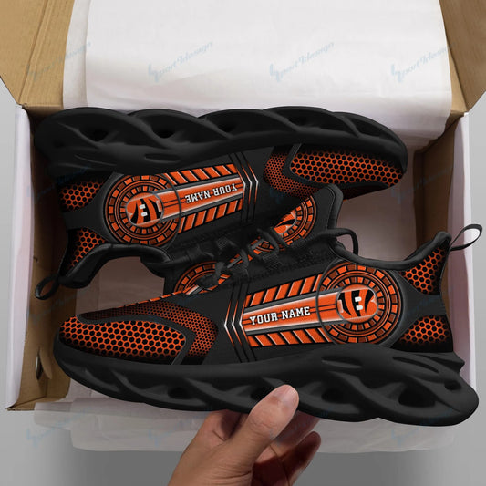Cincinnati Bengals Personalized Running Sneakers SPD176