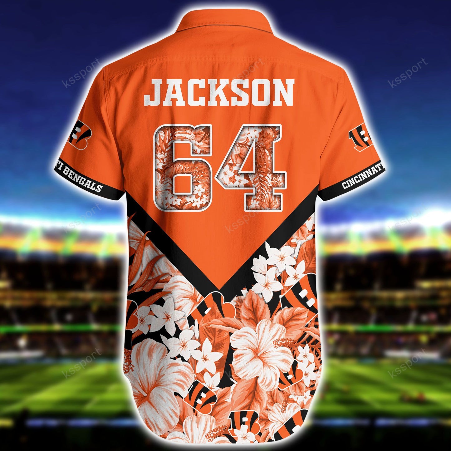 Cincinnati Bengals Personalized Shirt and Shorts BG275