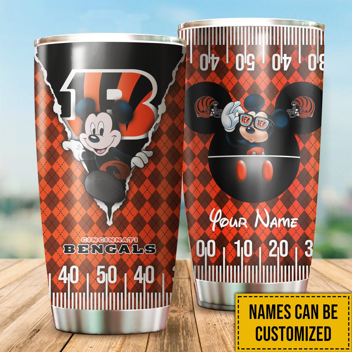 Cincinnati Bengals Personalized Tumbler BG275