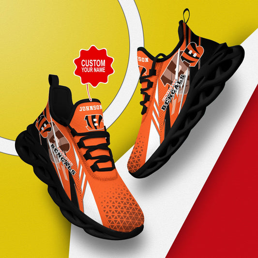 Cincinnati Bengals Personalized Yezy Running Sneakers 393