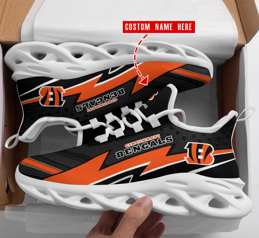Cincinnati Bengals Personalized Yezy Running Sneakers BB125