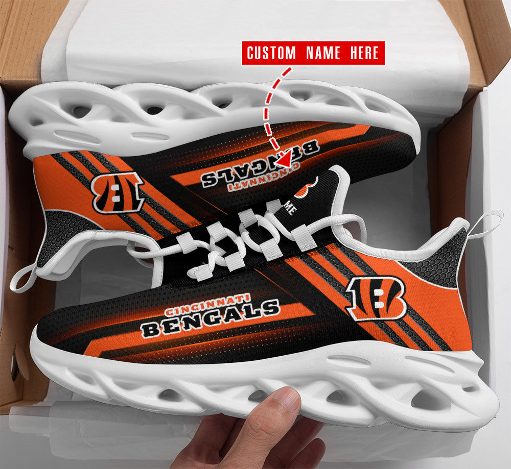 Cincinnati Bengals Personalized Yezy Running Sneakers BB157