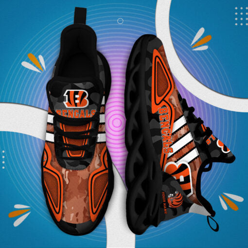 Cincinnati Bengals Personalized Yezy Running Sneakers BB270