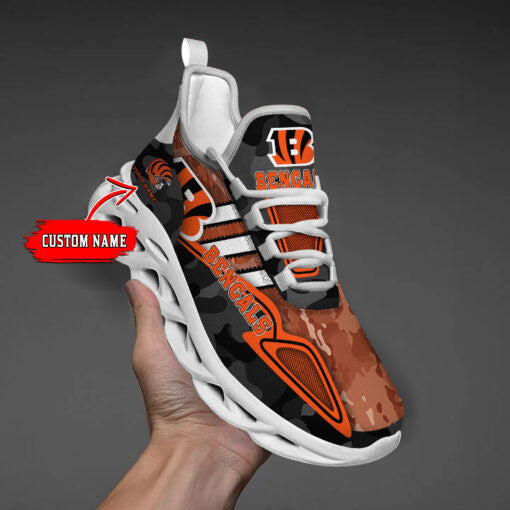 Cincinnati Bengals Personalized Yezy Running Sneakers BB270