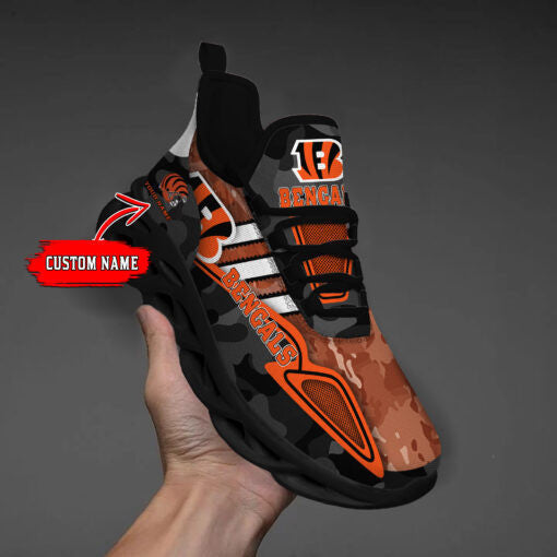Cincinnati Bengals Personalized Yezy Running Sneakers BB270