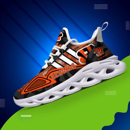 Cincinnati Bengals Personalized Yezy Running Sneakers BB270